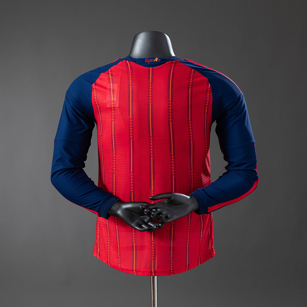 Spain 2026 Long Sleeve Home Jersey