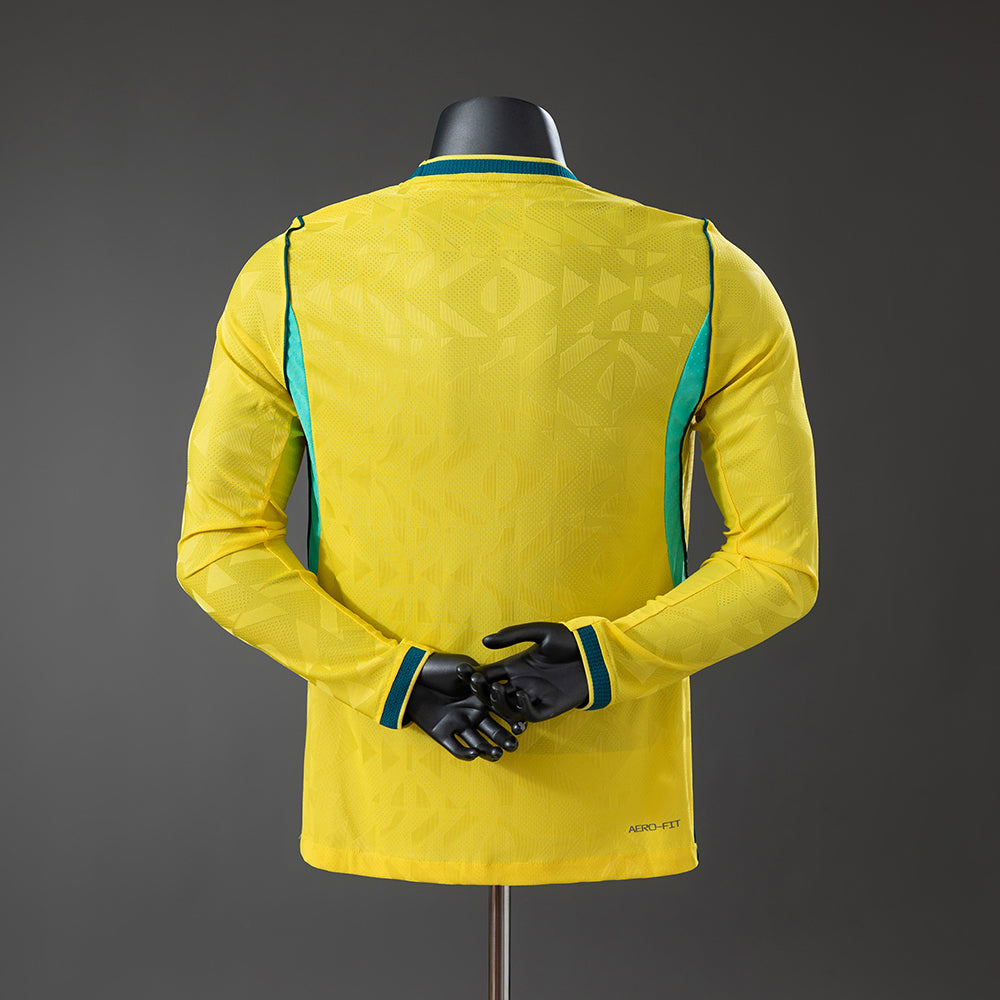 Brazil 2026 Long Sleeve Home Jersey